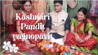 Kashmiri Pandit yagnopavit  Kashmiri Pandit function  Wedding Song  Wanwun by Kashmiri Ladies [upl. by Aikam240]