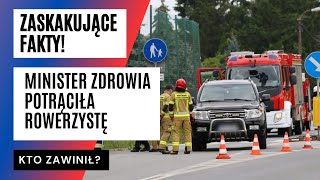 WYPADEK minister ZDROWIA Katarzyny Sójki Zderzyła się z ROWERZYSTĄ Kto ZAWINIŁ  FAKTPL [upl. by Boycie]