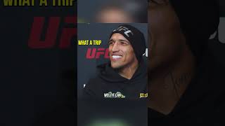 Charles Oliveira couldn’t believe Nina Drama asked him this LOL  UFC shorts mma ufc [upl. by Selhorst]