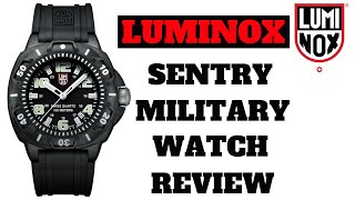 Luminox Sentry Military Watch Review Model 0201SL [upl. by Neztnaj65]