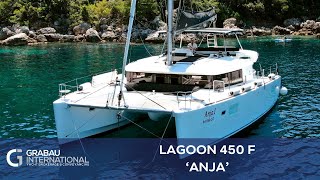 2019 LAGOON 450 F Anja  Sailing Yacht for sale with Grabau International [upl. by Doowrehs]