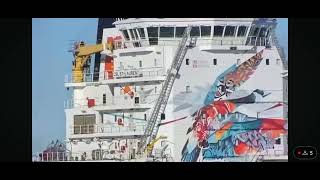 Csl St Laurent sailing fully loaded down the St Clair River [upl. by Ainesell]