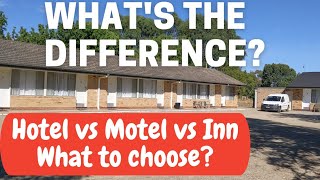 Whats the differenceHotel vs Motel vs Inn Explained in simple English Choose your place of stay [upl. by Eniamor182]