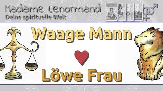 Waage Mann amp Löwe Frau Liebe und Partnerschaft [upl. by Py]