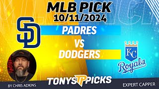 San Diego Padres vs LA Dodgers 101124 MLB Picks amp Predictions by Chris Adkins [upl. by Gertrude472]