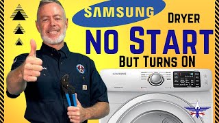 Dryer Not Starting Repair Samsung [upl. by Eulaliah105]