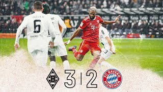 Intense but unlucky Match  Borussia Mönchengladbach vs FC Bayern 32  Bundesliga Highlights [upl. by Izak757]