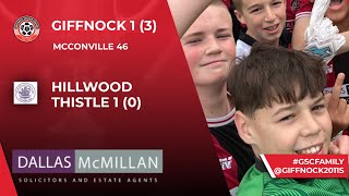 Giffnock 1 3 v 1 0 Hillwood Thistle  2024 Scottish Cup Round 2 [upl. by Lerner]