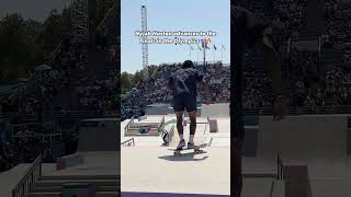 Nyjah Huston Advances to the Finals in Skateboarding at the Olympics for Team USA 🇺🇸 🔥 [upl. by Kronfeld83]