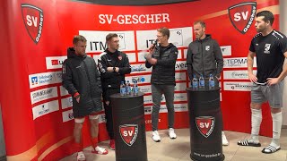 Pressekonferenz 16 Spieltag Heimspiel gegen SC Südlohn [upl. by Beora]