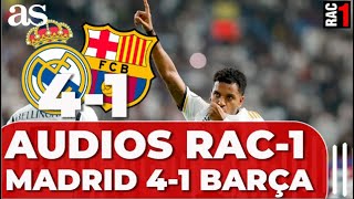 REAL MADRID 4  BARCELONA 1 los AUDIOS de RAC1  SUPERCOPA [upl. by Dracir371]