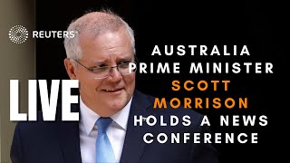 LIVE Australia’s Scott Morrison speaks on the situation in Ukraine [upl. by Ras441]