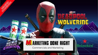 Marketing Done Right Heineken Silver commercial featuring Deadpool amp Wolverine 2024 deadpool [upl. by Gaw]