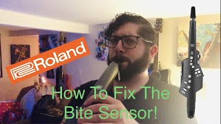 Roland Aerophone AE10 How To Fix The Bite Sensor [upl. by Francois]