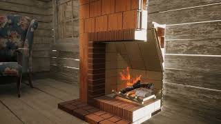 Descubre cómo construir una chimenea con esta impresionante animación 4K [upl. by Aihsar582]