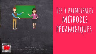 💡🔎 Voici les 4 principales méthodes pédagogiques en formation [upl. by Adlecirg]