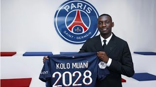 KOLO MUANI EST PARISIEN  AVANT MATCH  LYONPSG J4 DE LIGUE 1 [upl. by Sergei25]