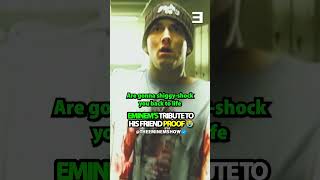 EMINEMS Tribute To PROOF😭 RIP PROOF🕊️ shorts eminem music [upl. by Nomead]