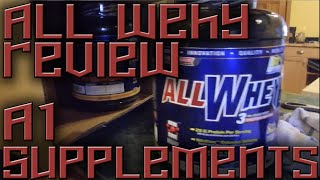 Allwhey Protein Powder cant beat that A1 Supplementscom  Review [upl. by Livvie361]