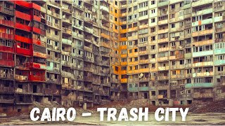 Inside Cairos SLUM Filled with GARBAGE  Cairo Egypt Walking Tour in 4K [upl. by Ime]