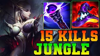 15 Kills Evelynn Jungle Guide Build Combo Gameplay LOL S14 Top Rank 1 Evelynn Runes 1420 Season 14 [upl. by Isus888]