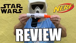 REVIEW Star Wars Nerf Scout Trooper EC17 Blaster [upl. by Assille620]