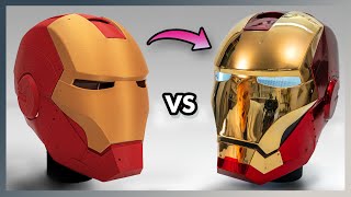 I Electroplated a 3D Printed Iron Man Helmet and its out of this World [upl. by Eniamor56]