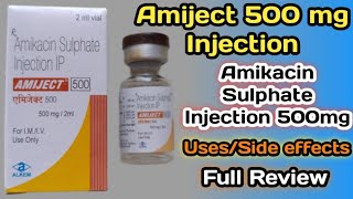 Amiject 500 Injection  Amikacin 500mg Injection Uses In Hindi [upl. by Githens422]