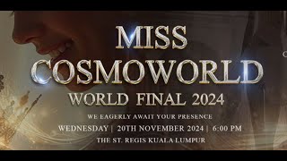 Miss Cosmo World 2024 Finals Live Viewing and Reaction [upl. by Yand196]