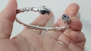 Roses of Freyja 925 Sterling Silver Bracelet [upl. by Assilav]