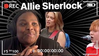 ALLIE SHERLOCK  HALLELUJAH REACTION OMG 😍 [upl. by Eiba]