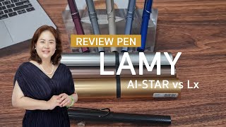 Review  Lamy LX vs Lamy Al Star Rollerball Pen Comparison [upl. by Nedyrb]