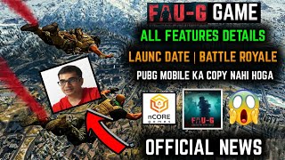 FAUG GAME ALL FEATURES AND LAUNCH DATE  FAUG PUBG MOBILE SE ALAK HOGA [upl. by Konstantine]