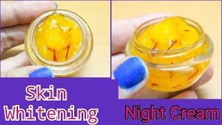 HOMEMADE NIGHT CREAM FOR FAIRNESS  get Glowing Fair amp Younger Looking skin [upl. by Amleht]