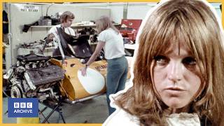 1971 ANNIE NIGHTINGALE at SILVERSTONE Grand Prix  Before The Event  Classic Sport  BBC Archive [upl. by Ayotas]