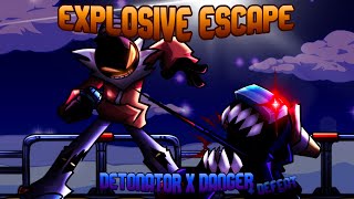 FNF Mashup Explosive Escape Detonator x Danger amp Defeat  Whitty VS Black Imposter [upl. by Savadove738]