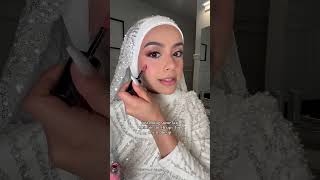 GRWM before my wedding entrance 💍 bride wedding weddingattire weddingclothes muslimbride [upl. by Karalynn]