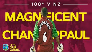 Chanderpaul Hits Magnificent Matchwinning 108  West Indies v New Zealand 2nd ODI 2002 [upl. by Kirsti]