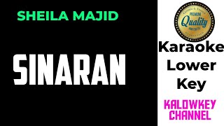 Sheila Majid Sinaran Karaoke Lower Key [upl. by Crissie]