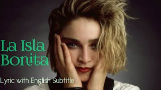 La isla bonita  Madonna  Lyrics with English Subtitle  Full Version [upl. by Sioled]