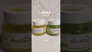 ALNA Aloevera Gel Reviewsskincare aloeveragel viral foryou youtubeshorts shorts ytshorts [upl. by Bocyaj]