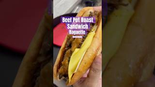 I never buy bread again  Beef pot roast sandwich breadrecipes crispbread cooking beef [upl. by Glaser]