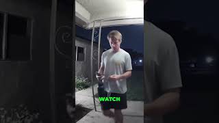 Scary Doorbell Footage Terrifying Figure Seen On Camera scary scarystories horror shorts [upl. by Ashleigh240]