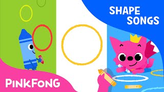 Doodle with Circles  Shape Songs  PINKFONG Songs [upl. by Ahsinar]