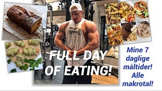 FULL DAY OF EATING MIN OFFSEASON KOSTPLAN [upl. by Shermy]