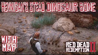 Hennigans Stead Pike Basin Dinosaur Bone Location Red Dead Redemption 2 [upl. by Angle]