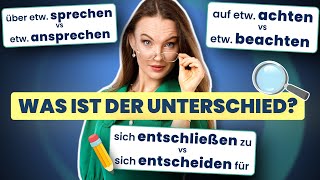 Diese Verben VERWECHSELN viele Deutschlerner I Deutsch lernen b2 [upl. by Noside]