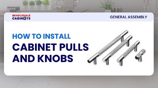 How to Install Cabinet Pulls amp Knobs [upl. by Adnov]