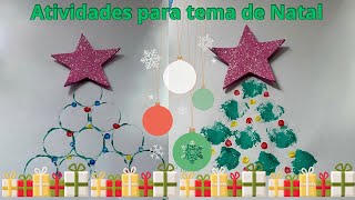 Atividades criativas para o Natal [upl. by Lecirg]