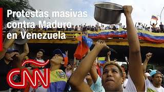 Resumen de las protestas en Venezuela por el resultado electoral que dio como ganador a Maduro [upl. by Genet]